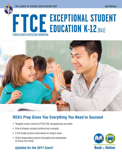 Book cover of FTCE Exceptional Student Education K-12 (FTCE Teacher Certification Test Prep)