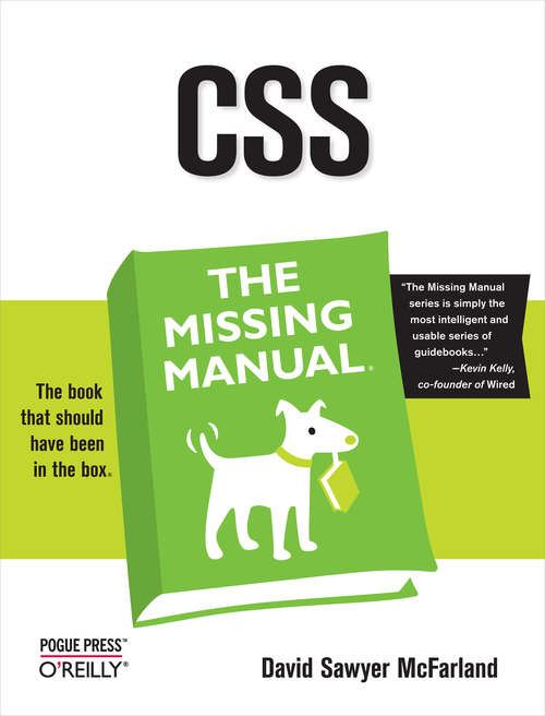 Book cover of CSS: The Missing Manual