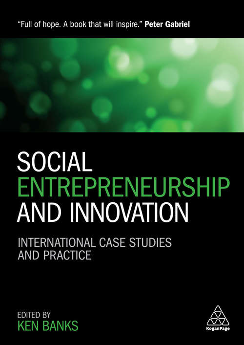 Book cover of Social Entrepreneurship and Innovation