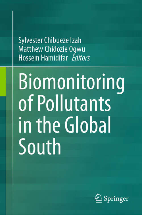 Book cover of Biomonitoring of Pollutants in the Global South (2024)