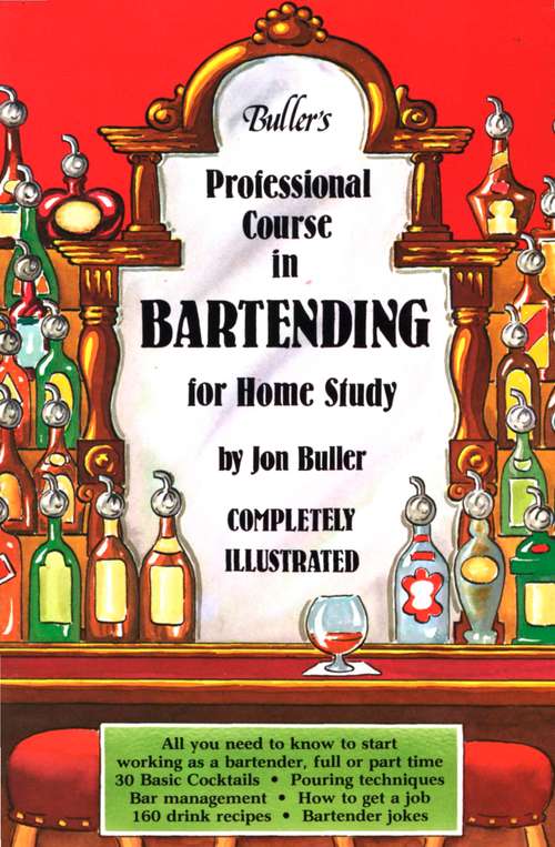 Book cover of Buller's Professional Course in Bartending For Home Study