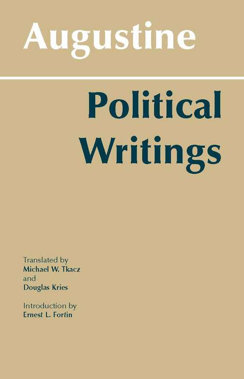Book cover of Augustine: Political Writings