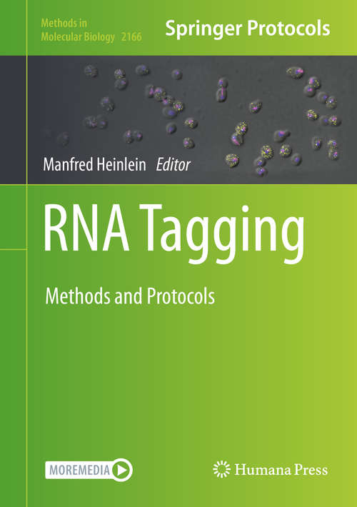 Book cover of RNA Tagging: Methods and Protocols (1st ed. 2020) (Methods in Molecular Biology #2166)