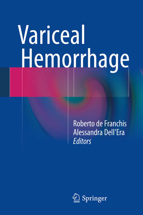 Book cover of Variceal Hemorrhage