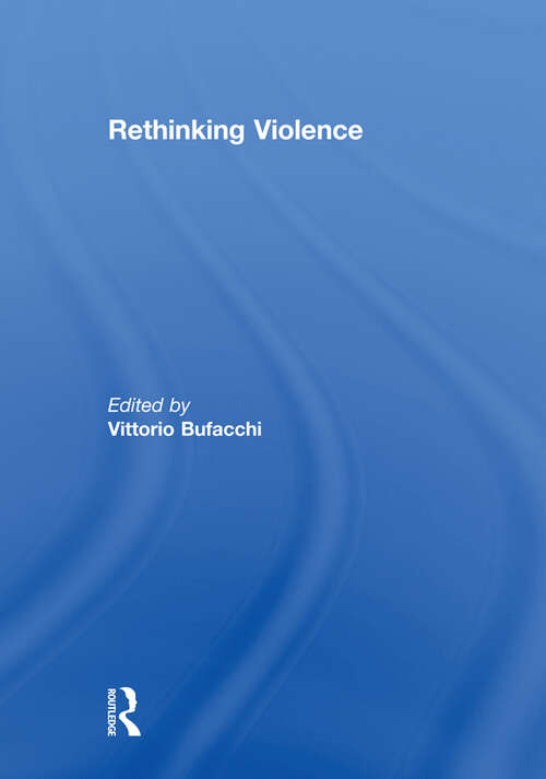 Book cover of Rethinking Violence