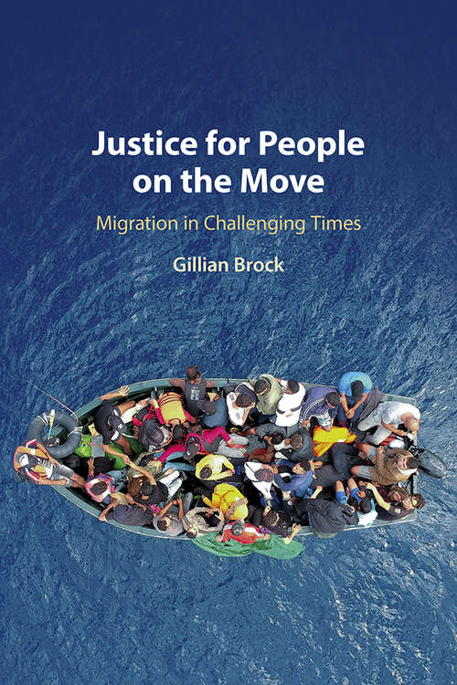 Book cover of Justice for People on the Move: Migration in Challenging Times