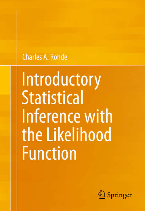 Book cover of Introductory Statistical Inference with the Likelihood Function