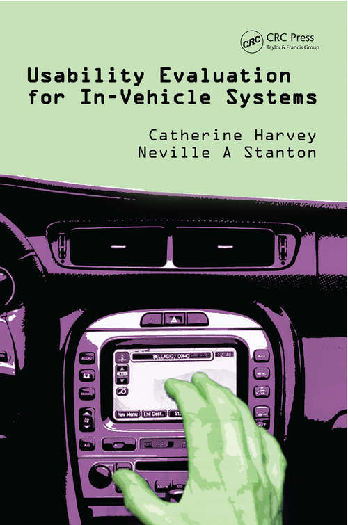 Book cover of Usability Evaluation for In-Vehicle Systems