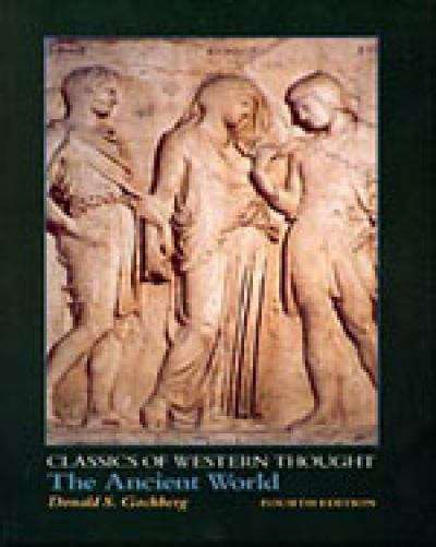 Book cover of The Ancient World (Classics of Western Thought: Volume I Fourth Edition)