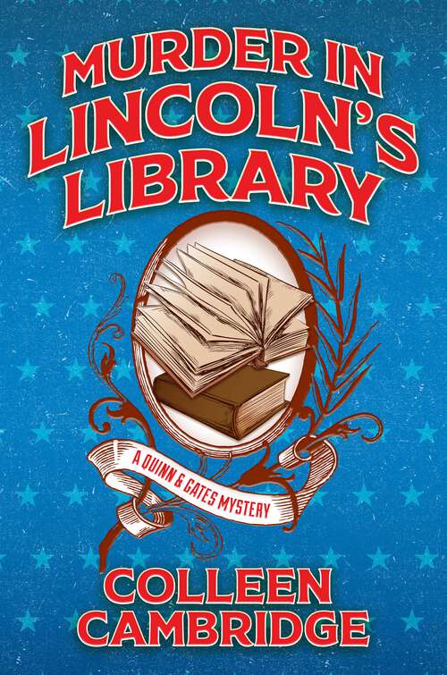 Book cover of Murder in the Oval Library (Lincoln's White House Mystery #2)