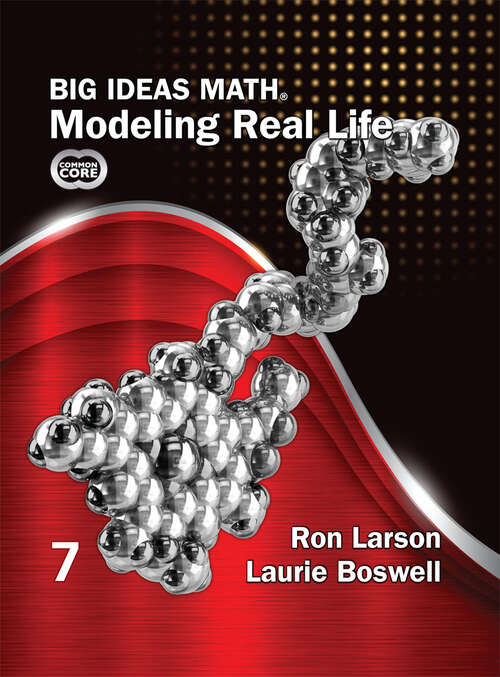 Book cover of Big Ideas Math Modeling Real Life 2022 Common Core Grade 7