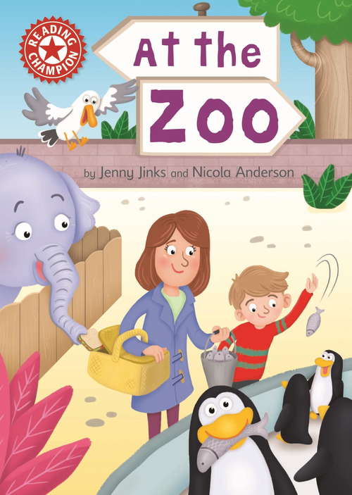 Book cover of At the Zoo: Independent Reading Red 2 (Reading Champion #90)