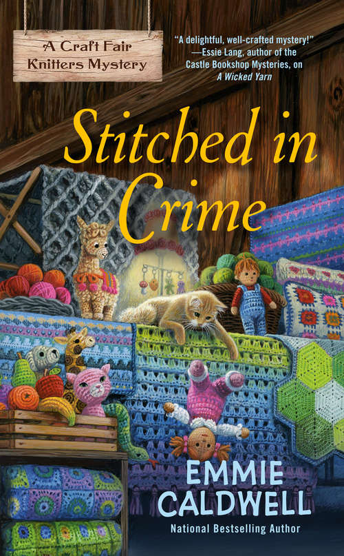 Book cover of Stitched in Crime (A Craft Fair Knitters Mystery #2)