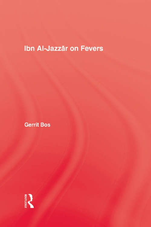 Book cover of Ibn Al-Jazzar On Fevers