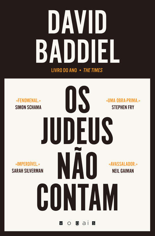 Book cover of Os Judeus Não Contam: Como as Políticas Identitárias Deixaram Ficar Mal uma Identidade em Particular