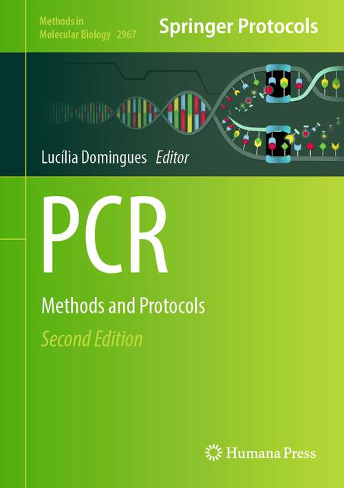 Book cover of PCR: Methods and Protocols (2nd ed. 2023) (Methods in Molecular Biology #2967)