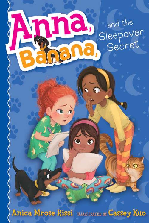 Book cover of Anna, Banana, and the Sleepover Secret (Anna, Banana #7)