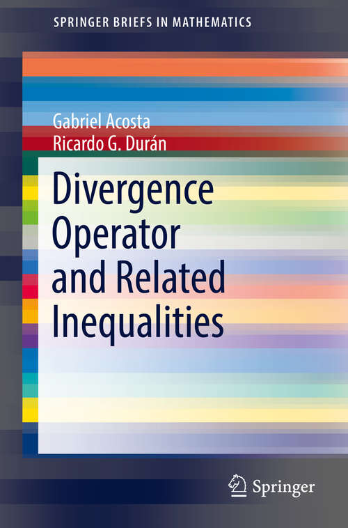 Book cover of Divergence Operator and Related Inequalities