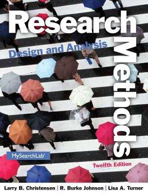 Book cover of Research Methods, Design, and Analysis (Twelfth Edition)