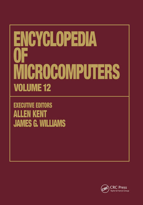 Book cover of Encyclopedia of Microcomputers: Volume 12 - Multistrategy Learning to Operations Research: Microcomputer Applications (Microcomputers Encyclopedia)