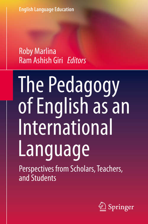 Book cover of The Pedagogy of English as an International Language