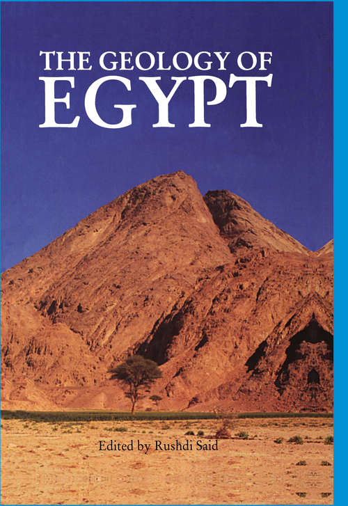 Book cover of The Geology of Egypt