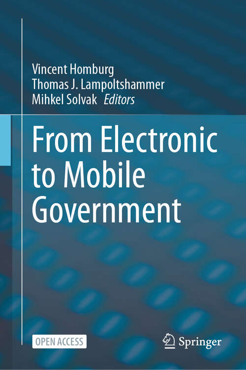 Book cover of From Electronic to Mobile Government