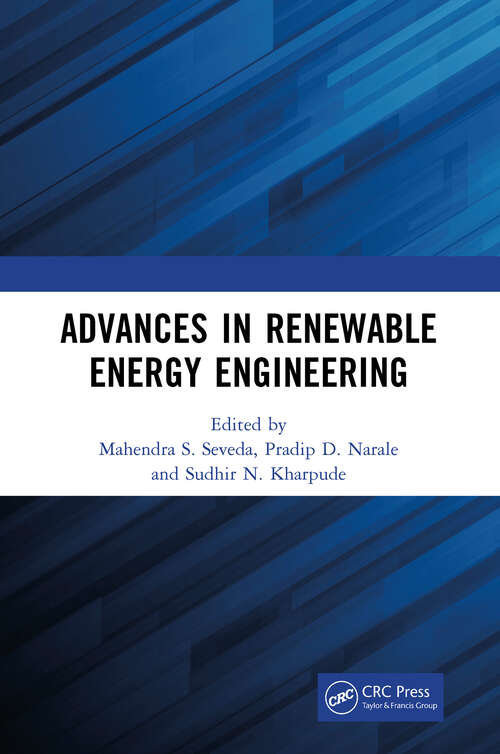 Book cover of Advances in Renewable Energy Engineering