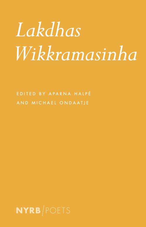 Book cover of Lakdhas Wikkramasinha