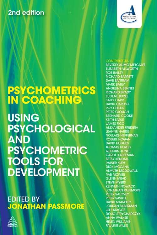 Book cover of Psychometrics in Coaching: Using Psychological and Psychometric Tools for Development (2)