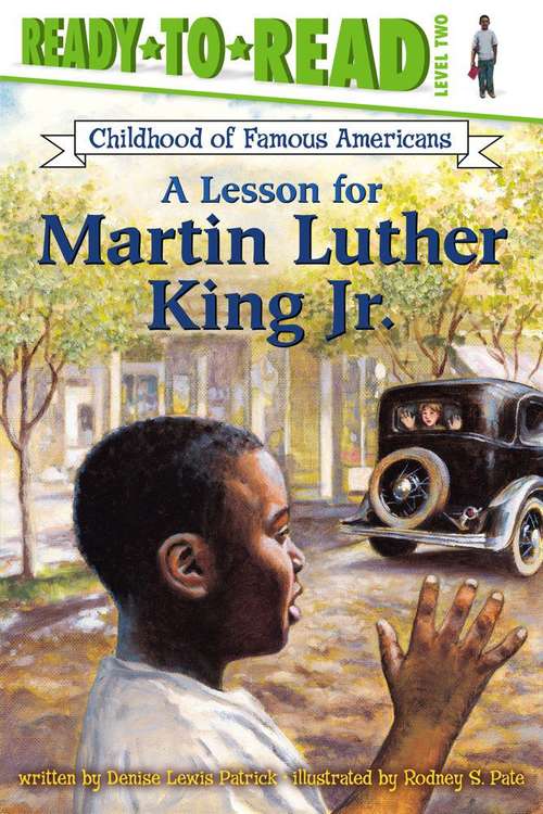 Book cover of A Lesson for Martin Luther King, Jr.