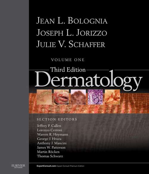 Book cover of Dermatology, Volume 2 (3rd Edition)