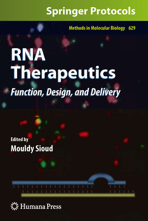 Book cover of RNA Therapeutics