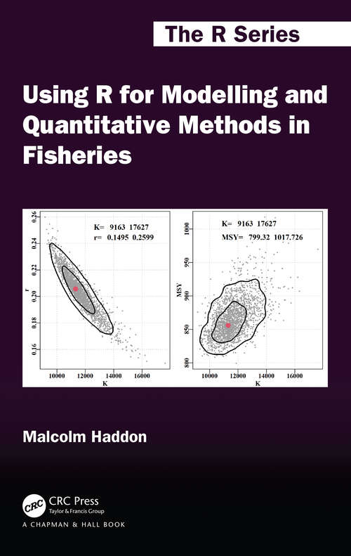 Book cover of Using R for Modelling and Quantitative Methods in Fisheries (Chapman & Hall/CRC The R Series)