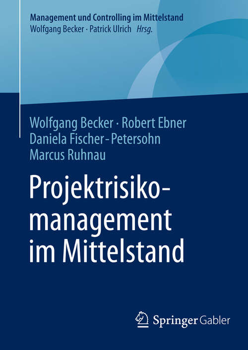 Book cover of Projektrisikomanagement im Mittelstand