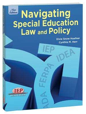 Book cover of Navigating Special Ed Law And Policy