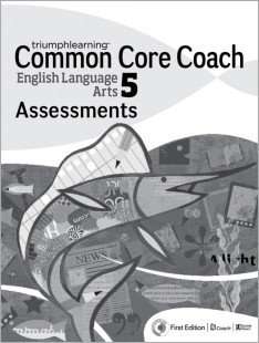 Book cover of Common Core Coach  English Language Arts: Grade 5 Assessments (1st Edition)