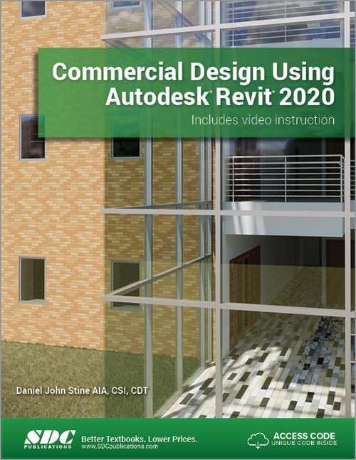 Book cover of Commercial Design Using Autodesk Revit 2020