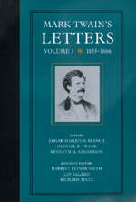 Book cover of Mark Twain's Letters, Volume 1: 1853-1866 (Mark Twain Papers #9)