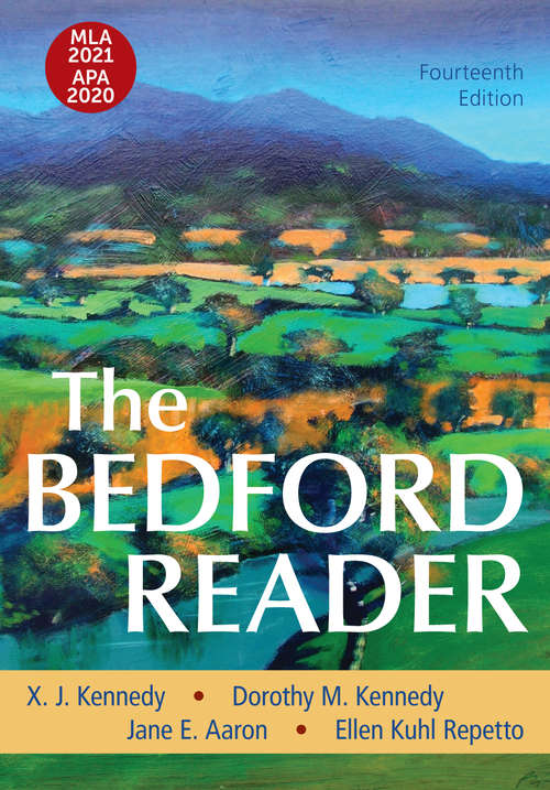 Book cover of The Bedford Reader with 2020 APA and 2021 MLA Updates (Fourteenth Edition)