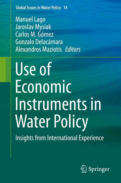 Book cover of Use of Economic Instruments in Water Policy