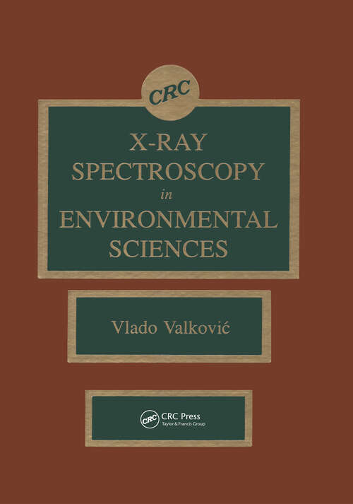 Book cover of X-Ray Spectroscopy in Environmental Sciences