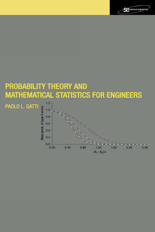 Book cover of Probability Theory and Mathematical Statistics for Engineers (1)