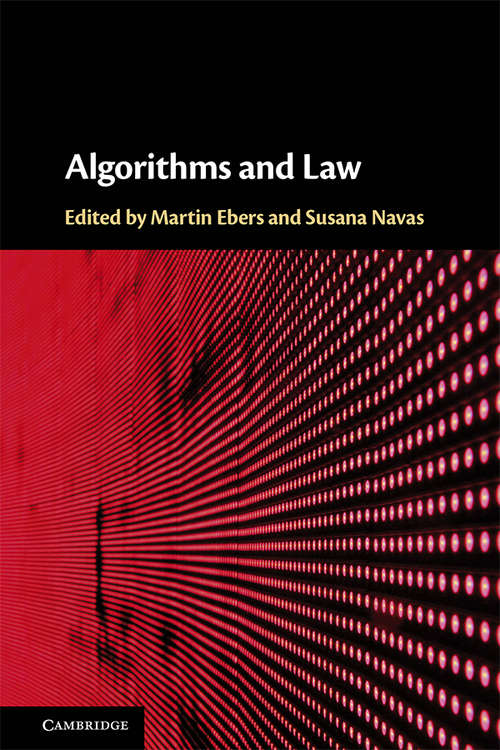 Book cover of Algorithms and Law