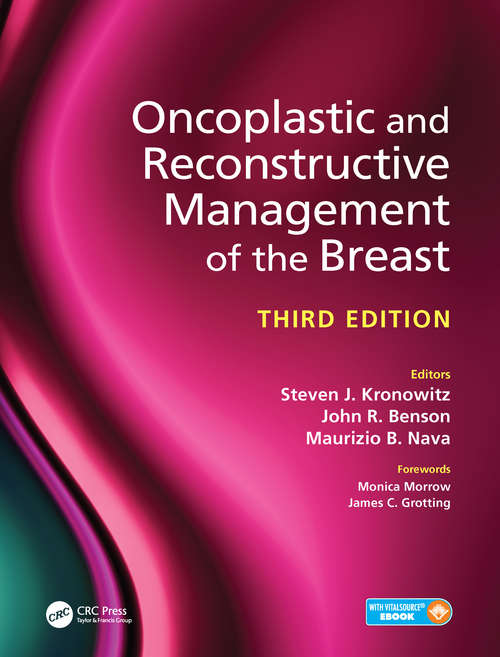 Book cover of Oncoplastic and Reconstructive Management of the Breast, Third Edition (3)