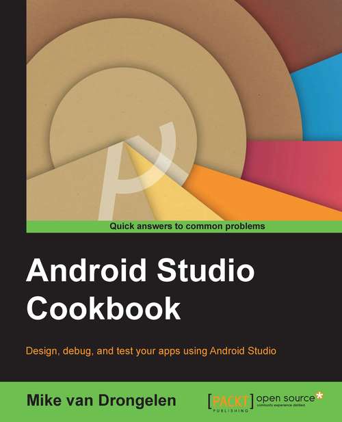 Book cover of Android Studio Cookbook
