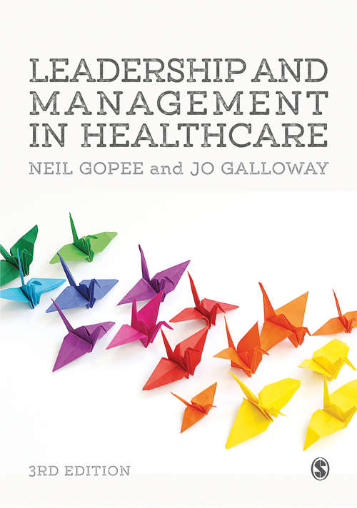 Book cover of Leadership and Management in Healthcare
