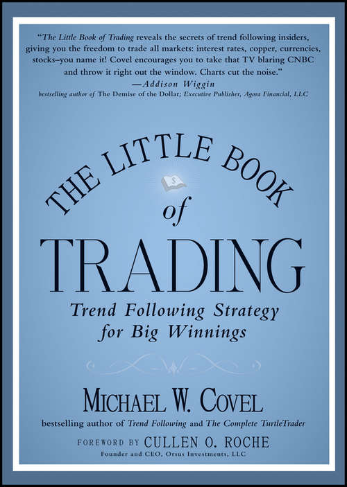 Book cover of The Little Book of Trading: Trend Following Strategy for Big Winnings (Little Books. Big Profits #33)
