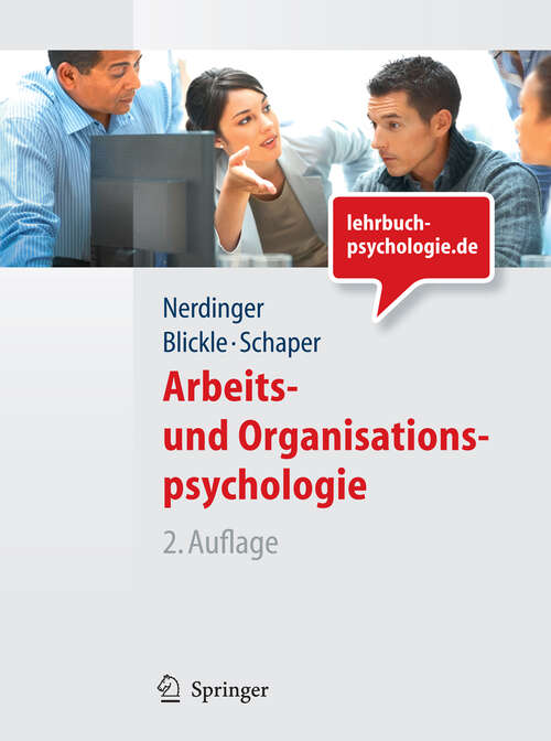 Book cover of Arbeits- und Organisationspsychologie (Springer-Lehrbuch)
