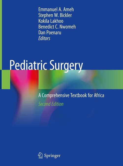 Book cover of Pediatric Surgery: A Comprehensive Textbook for Africa (2nd ed. 2020)